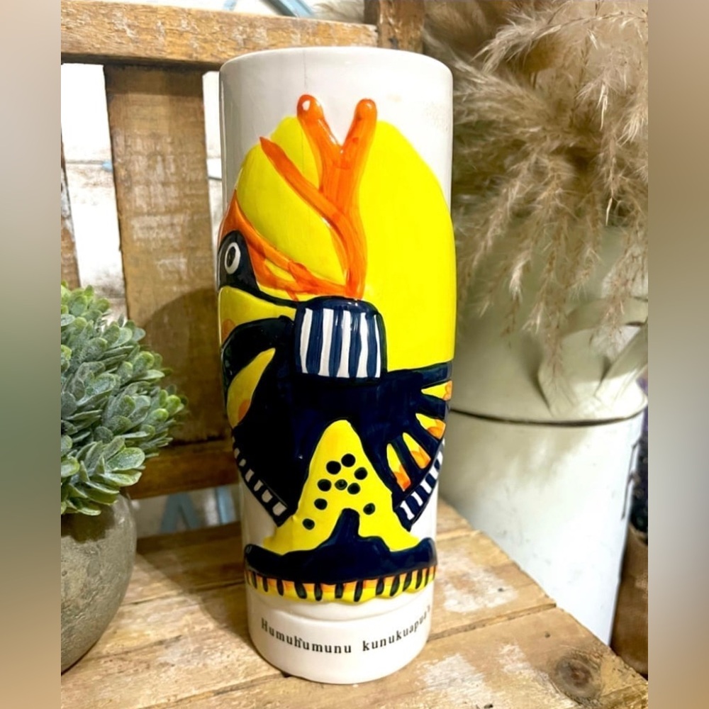 Norwegian Cruise Line Tiki Mug Humuhumu Kunukuapua'a Hawaiian State Fish
